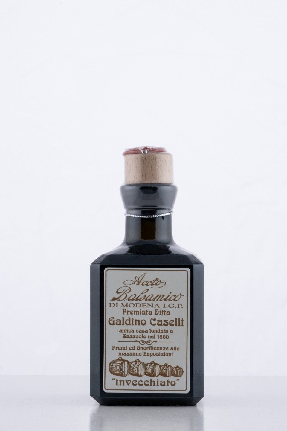 Distilleria Caselli - Aceto balsamico bottiglia quadra IGP invecchiato